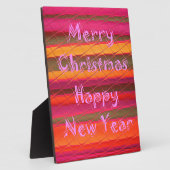 Plaque Photo Merry Christmas Happy (Côté)