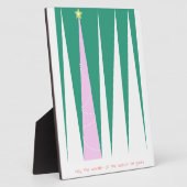 Plaque Photo Merveilleuse de la saison Arbre de Noël (Côté)