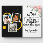 Plaque Photo Message positif pour Best Friends 3 Photos (Devant)
