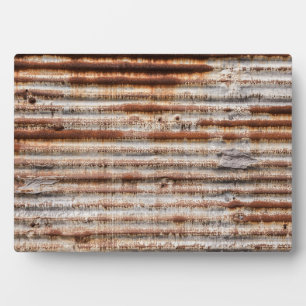 Plaque Photo Metal Vintage