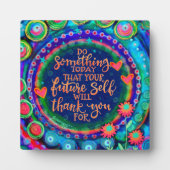 Plaque Photo Mete Amusant Inspiration Futur Autocitation (Devant)