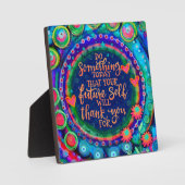 Plaque Photo Mete Amusant Inspiration Futur Autocitation (Recto)