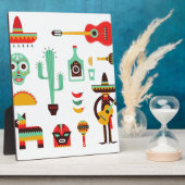 Plaque Photo mexican mariachi (Côté)