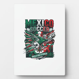Plaque Photo Mexico Football Squelette Attaquant Nations Premiu