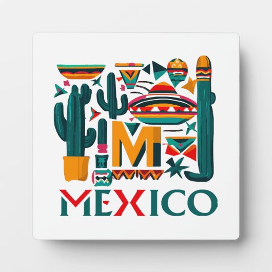PLAQUE PHOTO MEXIQUE (Devant)