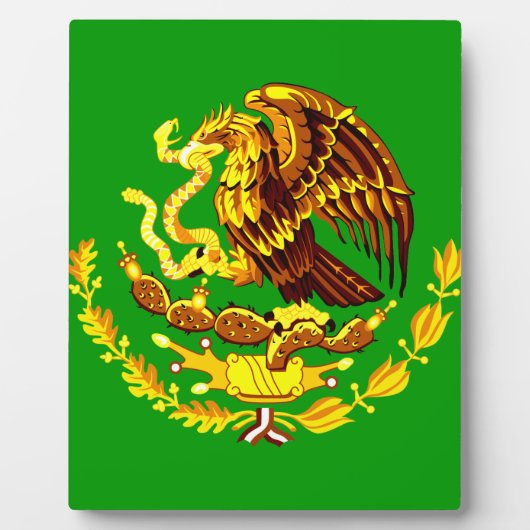 Plaque Photo Mexique COA Or (Devant)