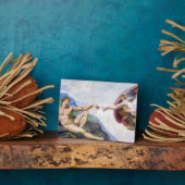 Plaque Photo Michelangelo - Création d'Adam Isolé (Côté)