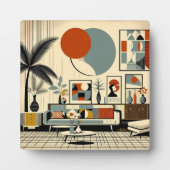 Plaque Photo Mid Century Interior Design Eclipse Livingroom (Devant)