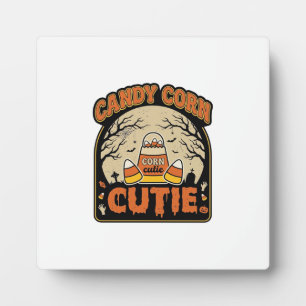 Plaque Photo Mignon bonbon de maïs design vectoriel Halloween v