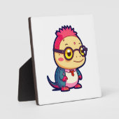 Plaque Photo mignon philosophe axolotl (Recto)