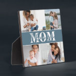 Plaque Photo Mignonne JE T'AIME MOM Fête des Mères Photo<br><div class="desc">La Plaque photo de la Fête des Mères de Mère,  mignonne I Love You,  présente quatre de vos photos préférées avec le texte "Je t'aime maman" dans la typographie blanche moderne. Conçu par ©Evco Studio www.zazzle.com/store/evcostudio</div>