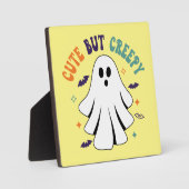 Plaque Photo Mignonne Mais Déplaisante - Fantôme - Drôle Hallow (Recto)