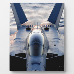 Plaque Photo Military jet