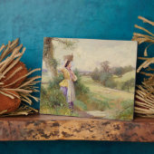 Plaque Photo Milkmaid 1860 (Côté)