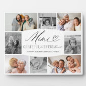 Plaque Photo Mimi Grateful for Every Moment Photo Collage (Devant)