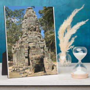 Plaque Photo Mini Bayon ... Ta Prohm, Siem Reap, Cambodge