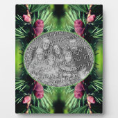 Plaque Photo Miniature Pine Côtes Ajouter Votre Propre Photo (Devant)