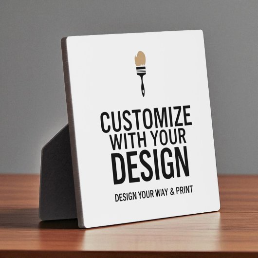 Plaque Photo Minimalist Custom Personalized Company Branded 