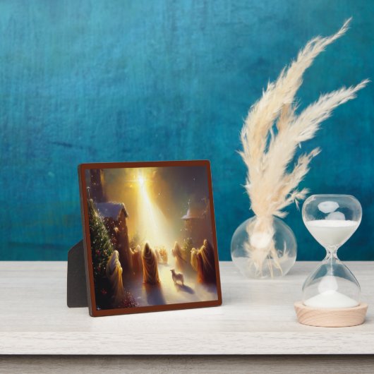 Plaque Photo Miracle de Noël 1 (Insitu)