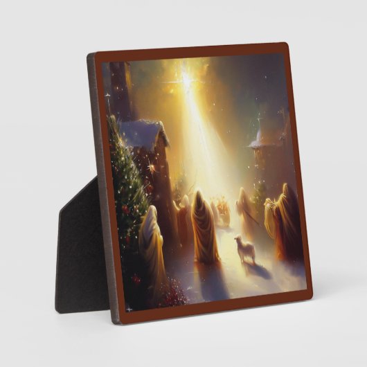 Plaque Photo Miracle de Noël 1 (Recto)