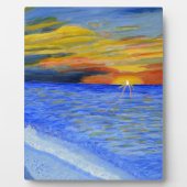 Plaque Photo Miracle du coucher du soleil (Devant)