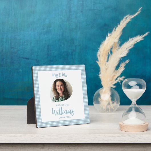 Plaque Photo Mlle à Mme Bride Future Mme Boho Fête des mariées (Insitu)