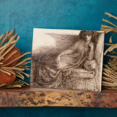 Plaque Photo Mme Jane Morris Reclining on Sofa (Côté)