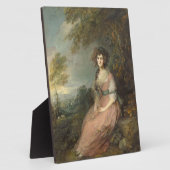 Plaque Photo Mme Richard Brinsley Sheridan, 1785-1787 (Côté)