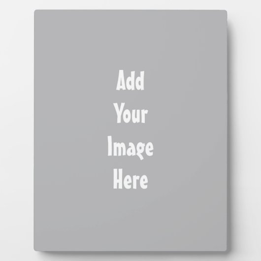 Plaque Photo modèle (Devant)
