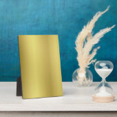 Plaque Photo Modèle Arrière - plan or (Côté)