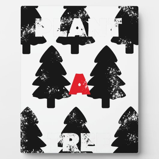 Plaque Photo Modèle de plantation d'un arbre (Devant)