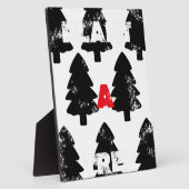 Plaque Photo Modèle de plantation d'un arbre (Côté)