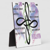 Plaque Photo Modèle de tatouage John 3:16 (Côté)