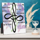 Plaque Photo Modèle de tatouage John 3:16 (Côté)