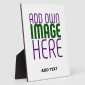 PLAQUE PHOTO MODÈLE DE TEXTE D'IMAGE BLANCHE SIMPLE MODERNE (Côté)