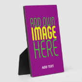 PLAQUE PHOTO MODÈLE DE TEXTE D'IMAGE SIMPLE MODERNE MODIFIABLE (Côté)