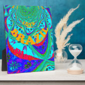 Plaque Photo Modèle floral dynamique : Hommage brésilien Manger (Côté)