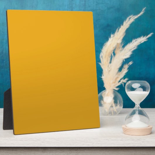 Plaque Photo Modèle Gold Blank : Ajouter du texte, de l'image,  (Côté)