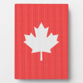 Plaque Photo Modèle Knit Maple Leaf Tricot Motif (Devant)