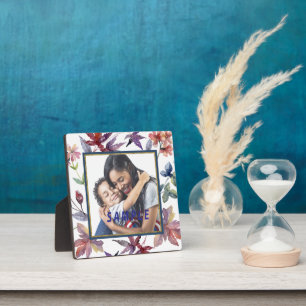 Plaque Photo Modèle photo Feuilles d'automne