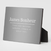 Plaque Photo Modèle promotionnel modifiable pour les entreprise (Côté)