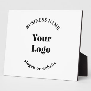 Plaque Photo Modèle Rétro-Moderne Minimaliste pour votre Logo