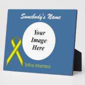 Plaque Photo Modèle standard jaune par Kenneth Yoncich (Côté)