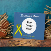 Plaque Photo Modèle standard jaune par Kenneth Yoncich (Côté)