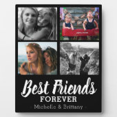 Plaque Photo Modern Best Friends Forever Photo Collage (Devant)