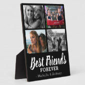 Plaque Photo Modern Best Friends Forever Photo Collage (Côté)