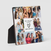 Plaque Photo Modern Best Friends Forever Photos Nom (Recto)
