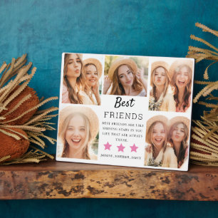 Plaque Photo Modern Best Friends Grille Photo Keepsaké Cadeau