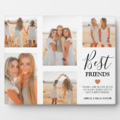 Plaque Photo Modern Best Friends Grille Photo Keepsaké Cadeau (Devant)