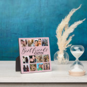 Plaque Photo Modern Best Friends Pink Photo Collage (Insitu)